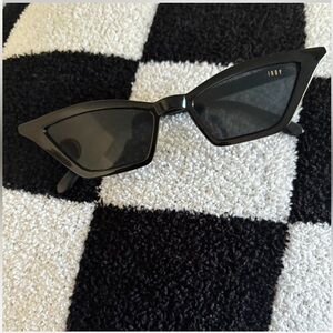 Indy black cat eye sunglasses